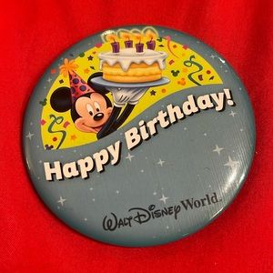 Walt Disney World ….Happy birthday pin directly from Disney world